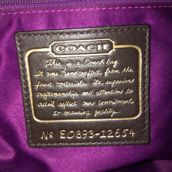 COACH leather hobo/shoulder bag - Picture 5 of 10